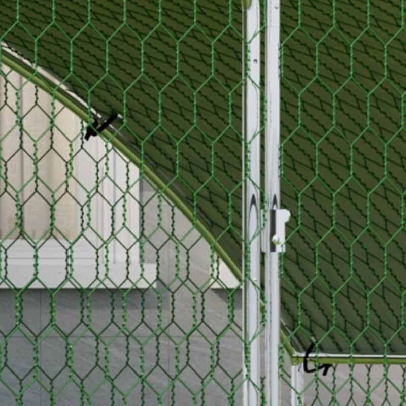 Large Metal Chicken Coop Walk-in Poultry Cage