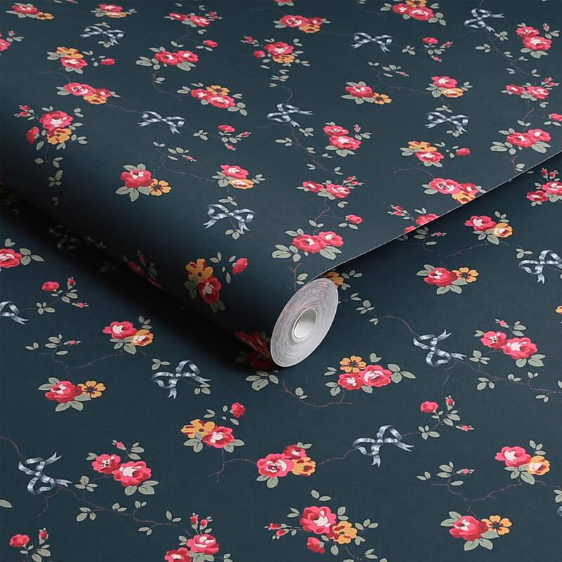Cath Kidston Rose & Bows Navy