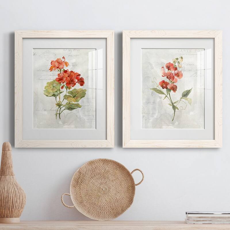 Linen Geranium-Premium Framed Print - Ready to Hang