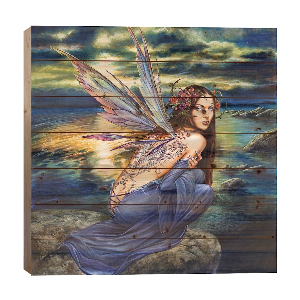 Sylundine Print On Wood by Alchemy England - Multi-Color