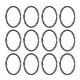 preview thumbnail 32 of 44, Utopia Alley Shower Rings, Oval Shape Shower Curtain Rings for Bathroom, Rustproof Zinc Shower Curtain Hooks Rings, Set of 12