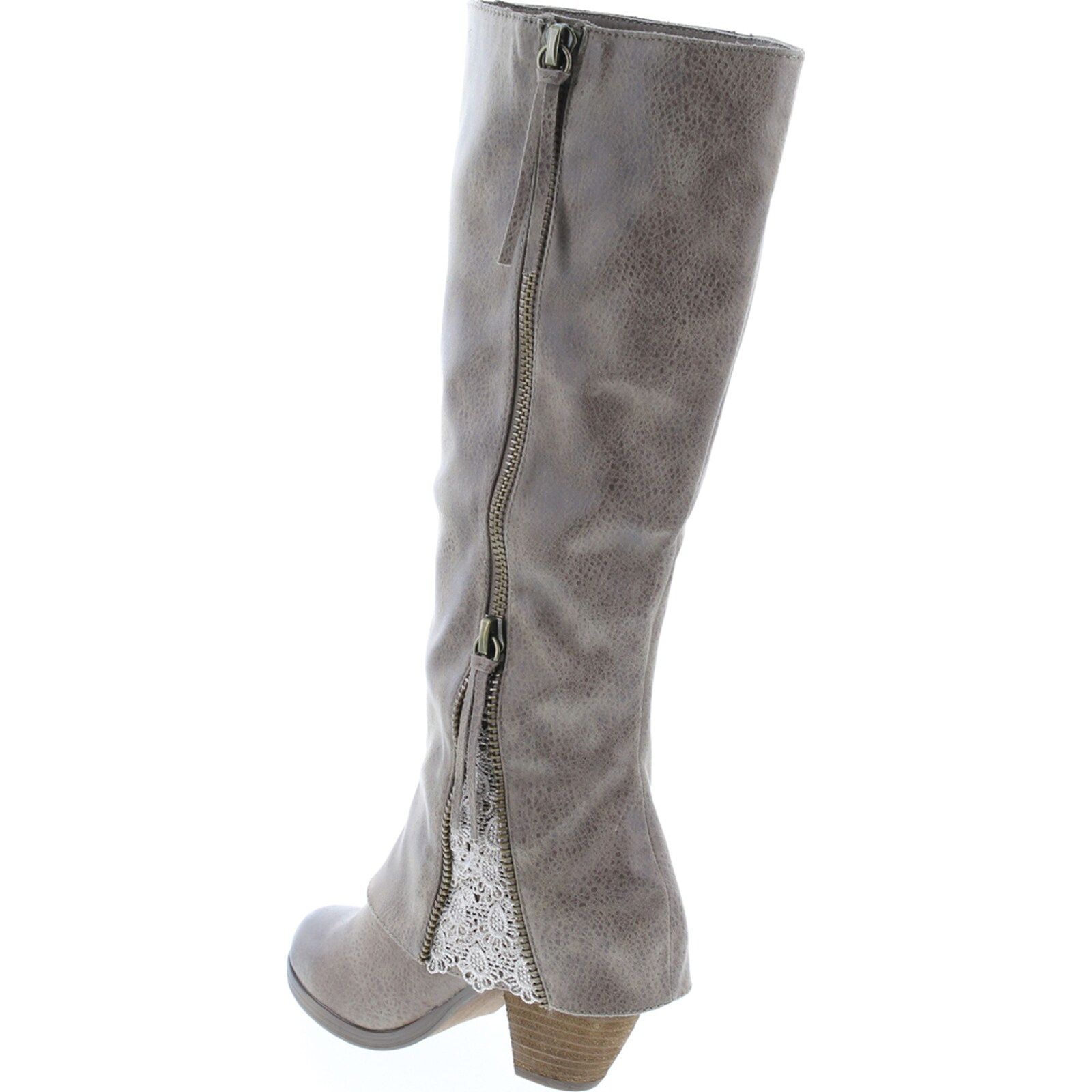 spiffy lace zipper boot