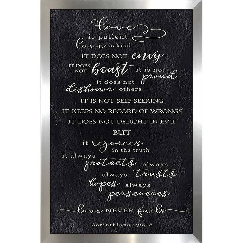 "Love Is" Print on Acrylic.