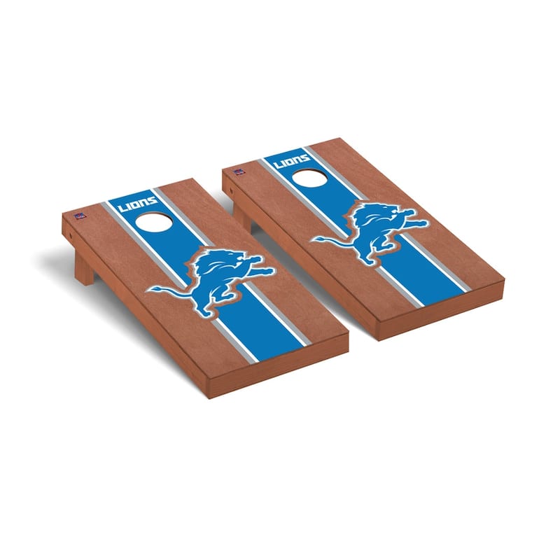 Detroit Lions 2x4 Pro Cornhole Boards - V7 - Include Carrying Case