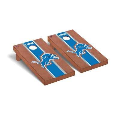 Detroit Lions NFL Football Rosewood Cornhole Board Set 2