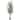 5.5ft Frosted Green Artificial Silver Dollar Eucalyptus Tree Plant in Black Pot - 66" H x 25" W x 25" DP