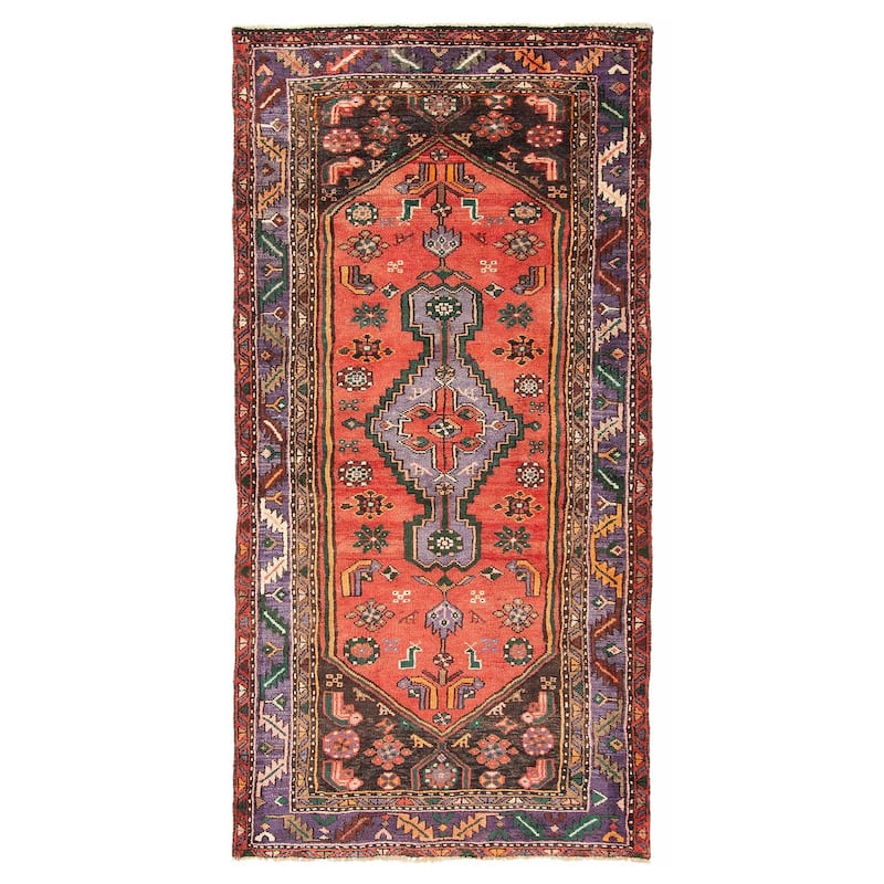 ECARPETGALLERY Hand-knotted Andelz Dark Copper Wool Rug - 3'6 x 7'7 - Dark Copper - 3'6 x 7'7