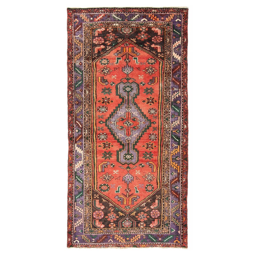 ECARPETGALLERY Hand-knotted Andelz Dark Copper Wool Rug - 3'6 x 7'7