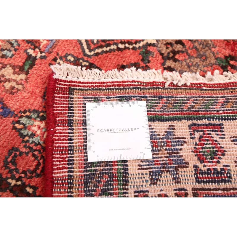 ECARPETGALLERY Hand-knotted Andelz Red Wool Rug - 3'8 x 9'9