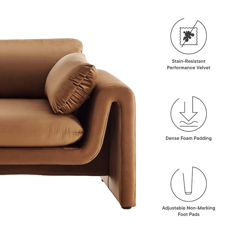 Waverly Performance Velvet Sofa