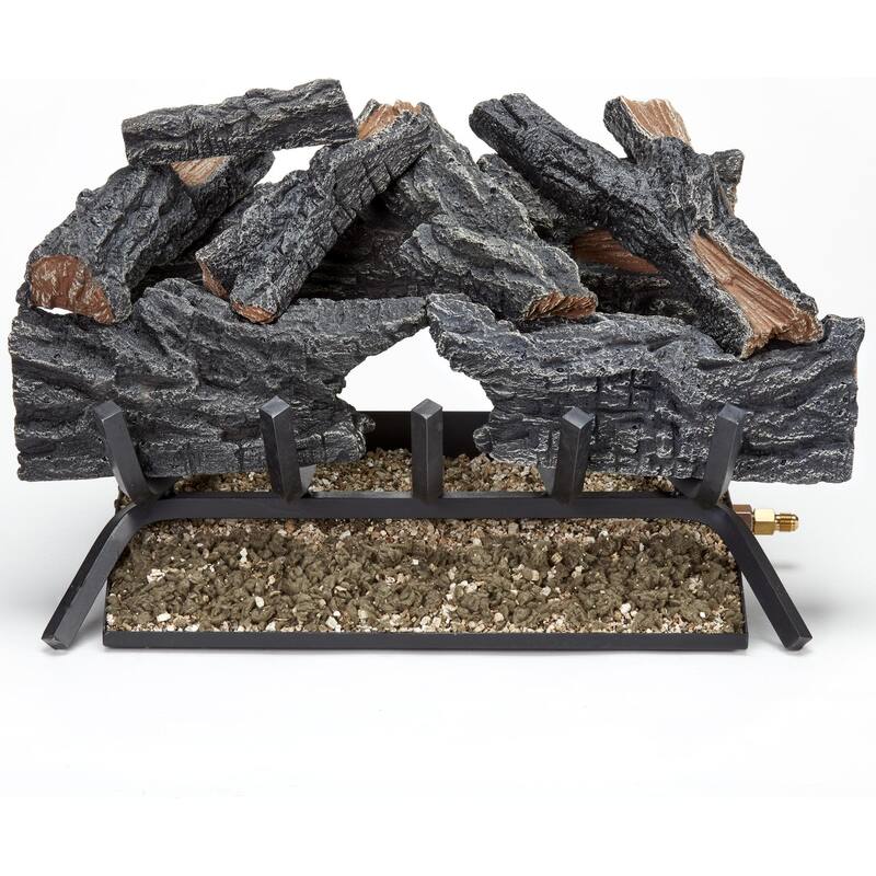 Duluth Forge CSW24HVL 55,000 BTU Natural Gas Log Set Fireplace with