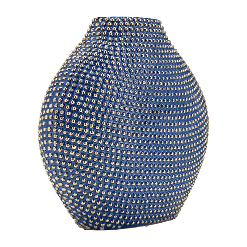 Sagebrook Home Contenporary Ceramic Beaded Vase