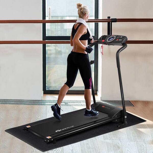 Shop Goplus 59 X 26 Exercise Equipment Mat Gym Bike Floor