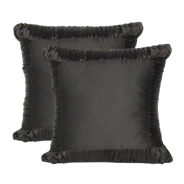 satin throw pillow