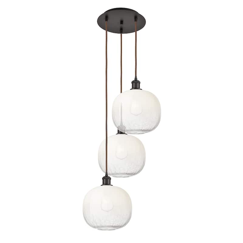 Innovations Lighting Endless Possibilities Ballston - Brookhaven Sphere - 3 Light 17" Cord Hung Multi Pendant
