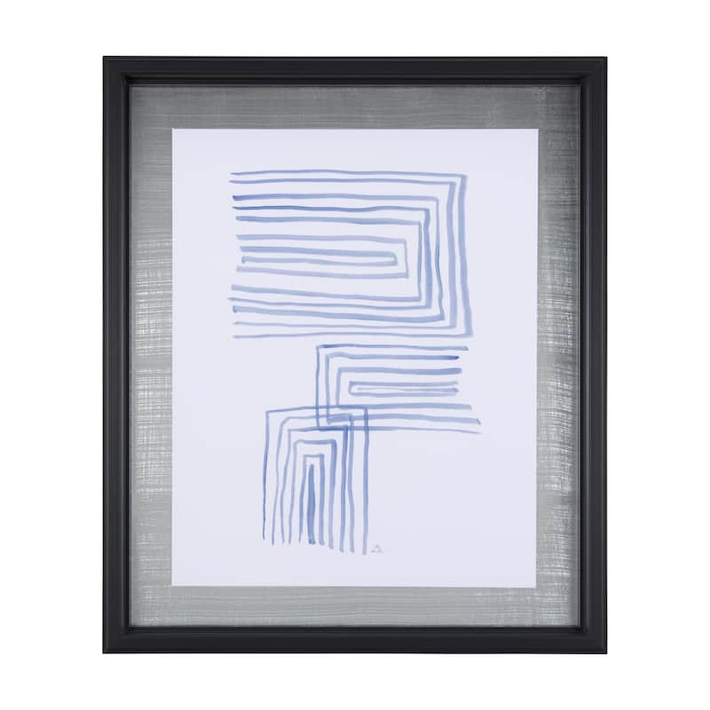 Lines I Framed Art Print