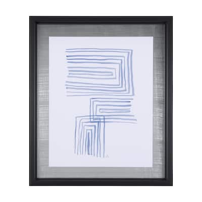 Lines I Framed Art Print