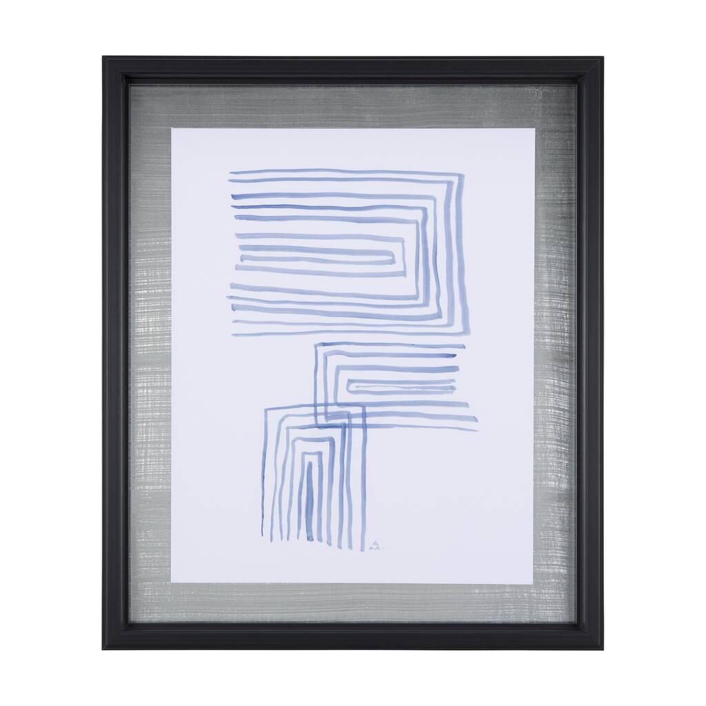 Lines I Framed Art Print