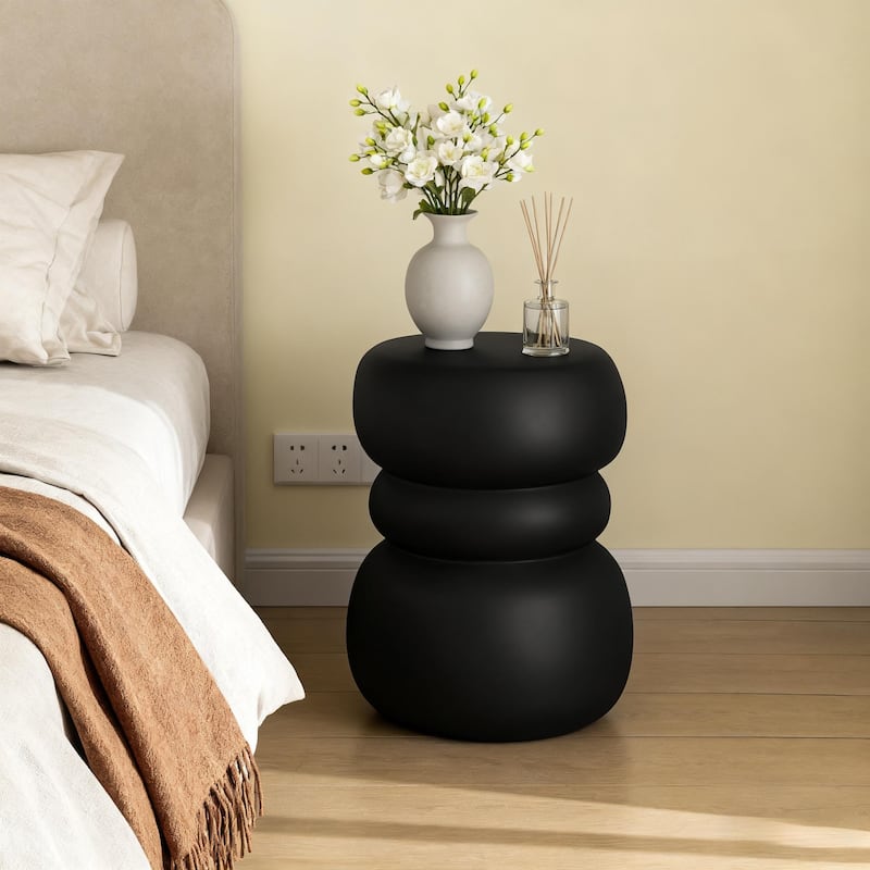 Outdoor Concrete Side Table End Table