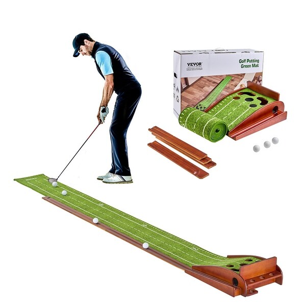 Golf Putting Mat, Indoor Golf Putting Green, Wrinkle-Free