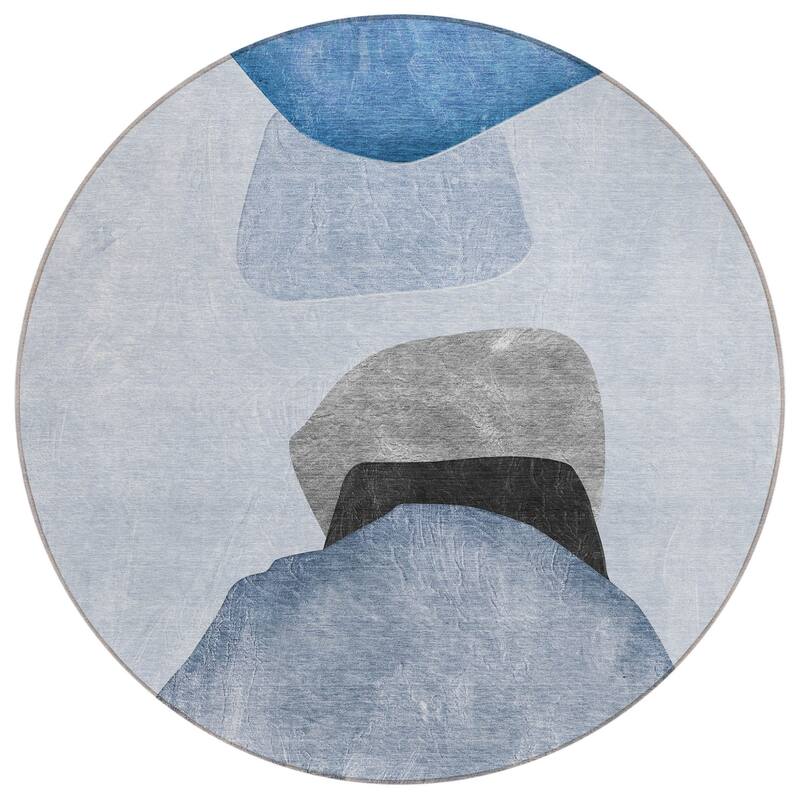 Almira Artistic Abstract Weather Resistant Timeless Fusion Outdoor Rug