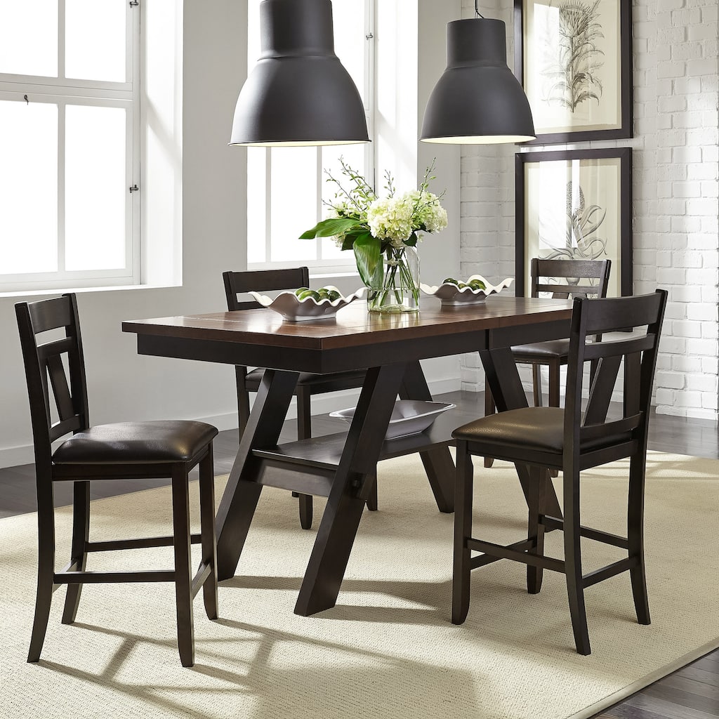 Liberty Furniture Lawson 5 Piece Gathering Table Set for Dining Room