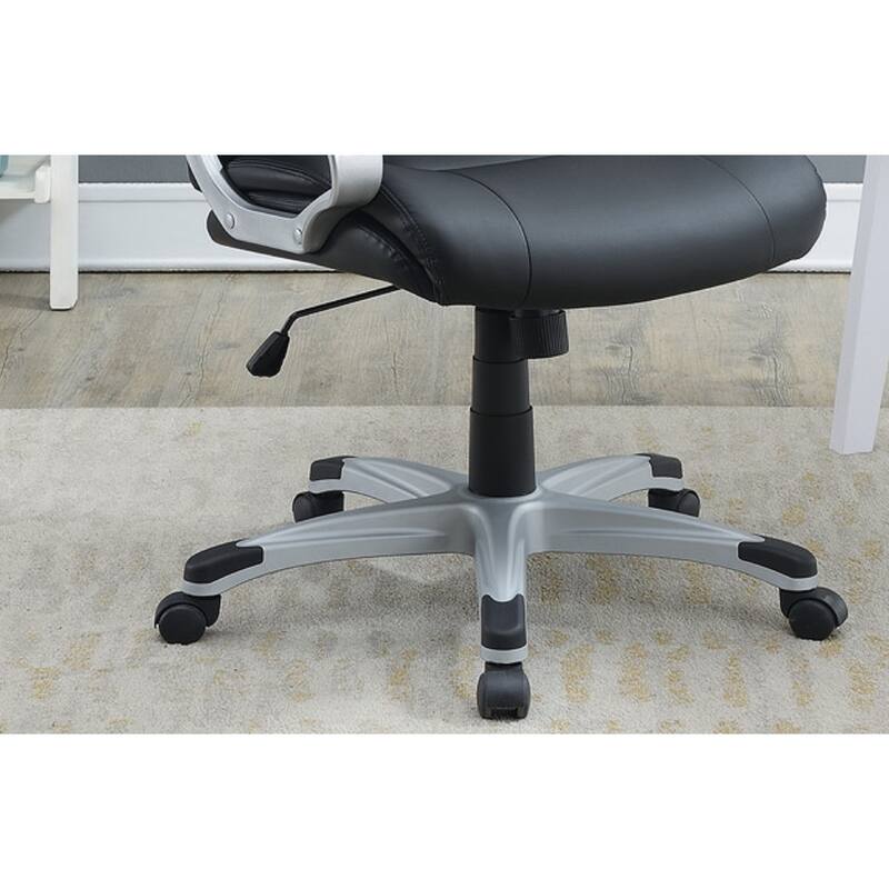 High Back Office Desk Chair, Ergonomic Executive Leather Chair with