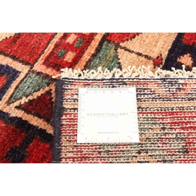 ECARPETGALLERY Hand-knotted Konya Anatolian Red Wool Rug - 3'4 x 7'10