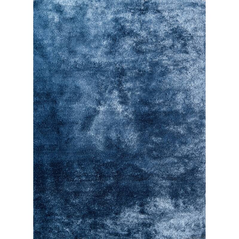 Momeni Luster Shag Hand Tufted Polyester Contemporary Solid Shag Rug