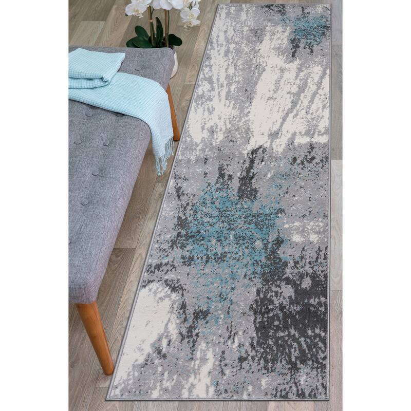 World Rug Gallery Modern Abstract Area Rug