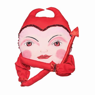 Lucyfur Zombinaland Halloween Decorative Soft Figurine Pillow