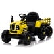 preview thumbnail 24 of 81, 12V Kids Ride-On Tractor with Detachable Trailer, Remote Control, Adjustable Speeds, Music, and LED Lights