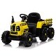 preview thumbnail 35 of 57, Kids Ride-On Tractor with Trailer, 12V Battery, Safety Features and Remote Control, Great Christmas Present for Ages 3-6
