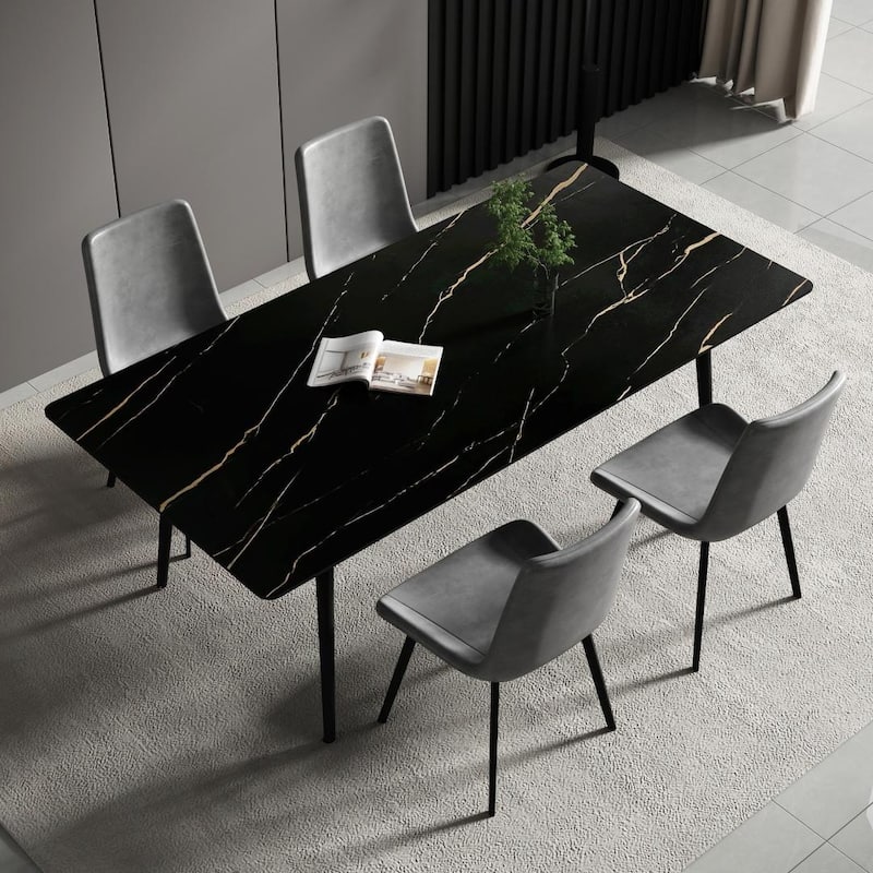 70.8'' Rectangle Dining Table with Stone Top