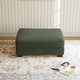 preview thumbnail 36 of 56, Modern Corduroy Fabric Oversized Accent Ottoman