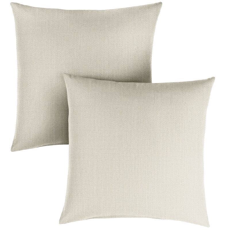 Sorra Home Sunbrella Outdoor Knife Edge Pillow Set of 2