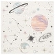 preview thumbnail 35 of 69, SAFAVIEH Carousel Kids Kyle Solar System Rug 5'3" Square - Ivory/Orange - Square