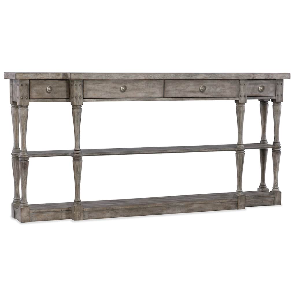 Sanctuary Four-Drawer Console - 12''W x 72''L x 34.25''H