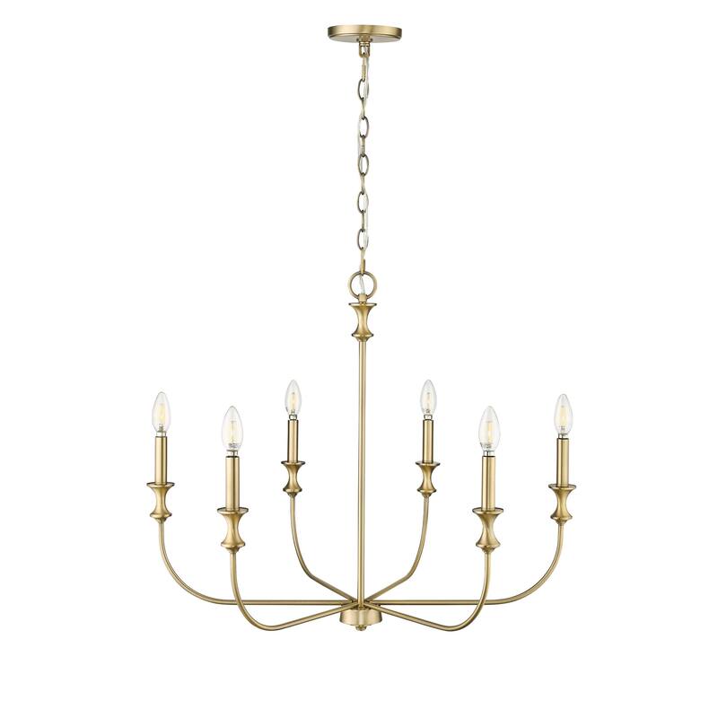 Millennium Lighting 29506 Savanne 6 Light 28" Wide Taper Candle Style