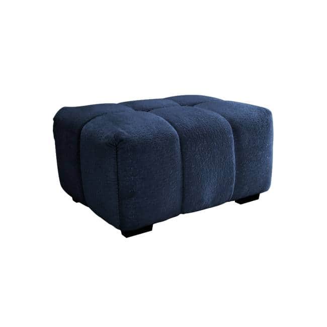 GDFStudio - Soft Chenille 35.4" Ottoman - Blue