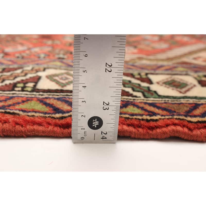 ECARPETGALLERY Hand-knotted Konya Anatolian Red Wool Rug - 2' 11" x 9' 8"
