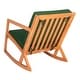 preview thumbnail 78 of 89, SAFAVIEH Outdoor Patio Furniture Vernon Rocking Chair w/ Cushion - 25.6" W x 37.7" D x 30.7" H