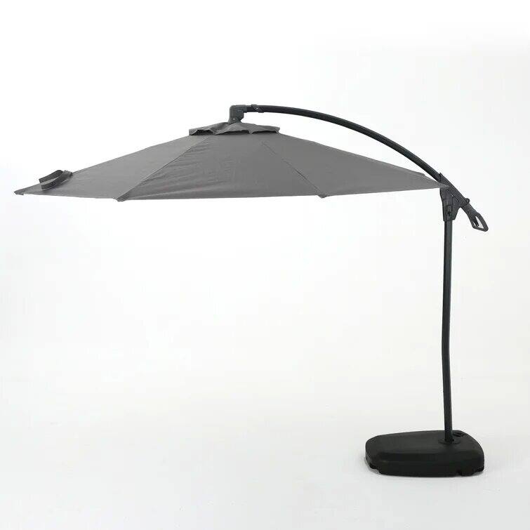 Outdoor Waterproof Patio Umbrella with Base, Tilt and Crank, UV Protection for Garden Patio Deck Backyard and Pool