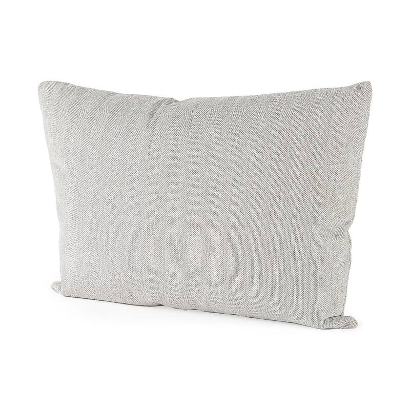 Valence Light Gray Arm Pillow Sectional Piece - 18.11 x0.79 x27.95