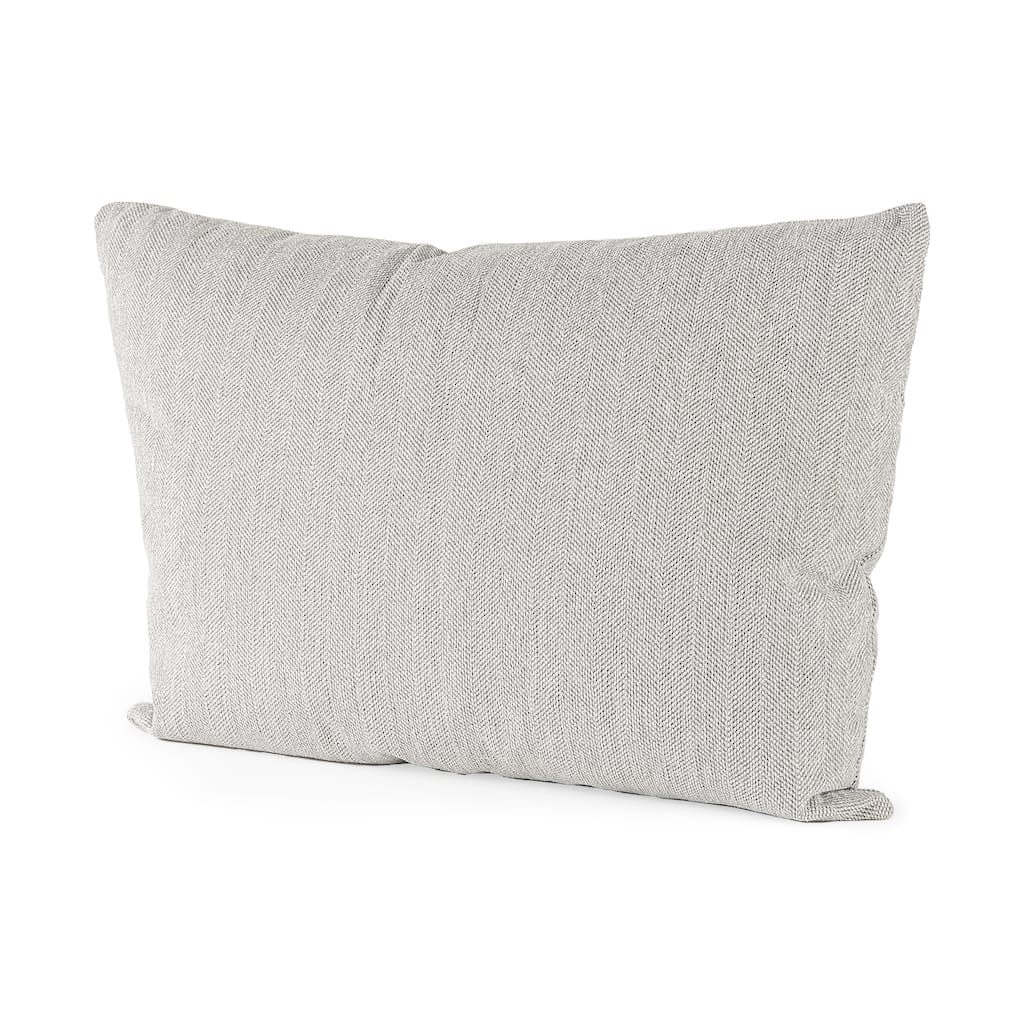 Valence Light Gray Arm Pillow Sectional Piece - 18.11 x0.79 x27.95