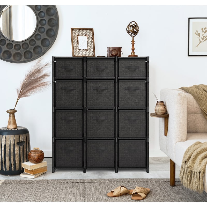 Nestl Cube Storage Organizer for Bedroom - Box Storage Cubby Organizer for Living Room, Office, & Playroom