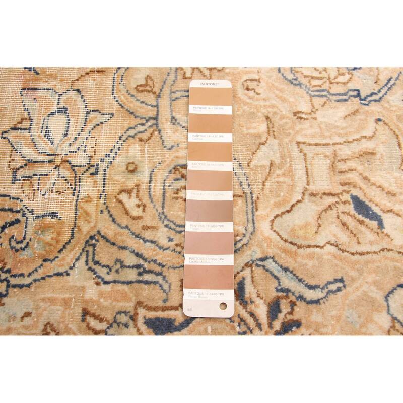 ECARPETGALLERY Hand-knotted Antalya Vintage Light Brown Wool Rug - 6'10 x 9'6