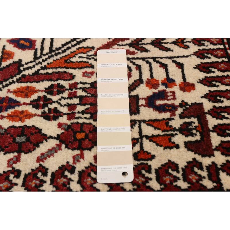 ECARPETGALLERY Hand-knotted Andelz Cream Wool Rug - 5'0 x 9'4