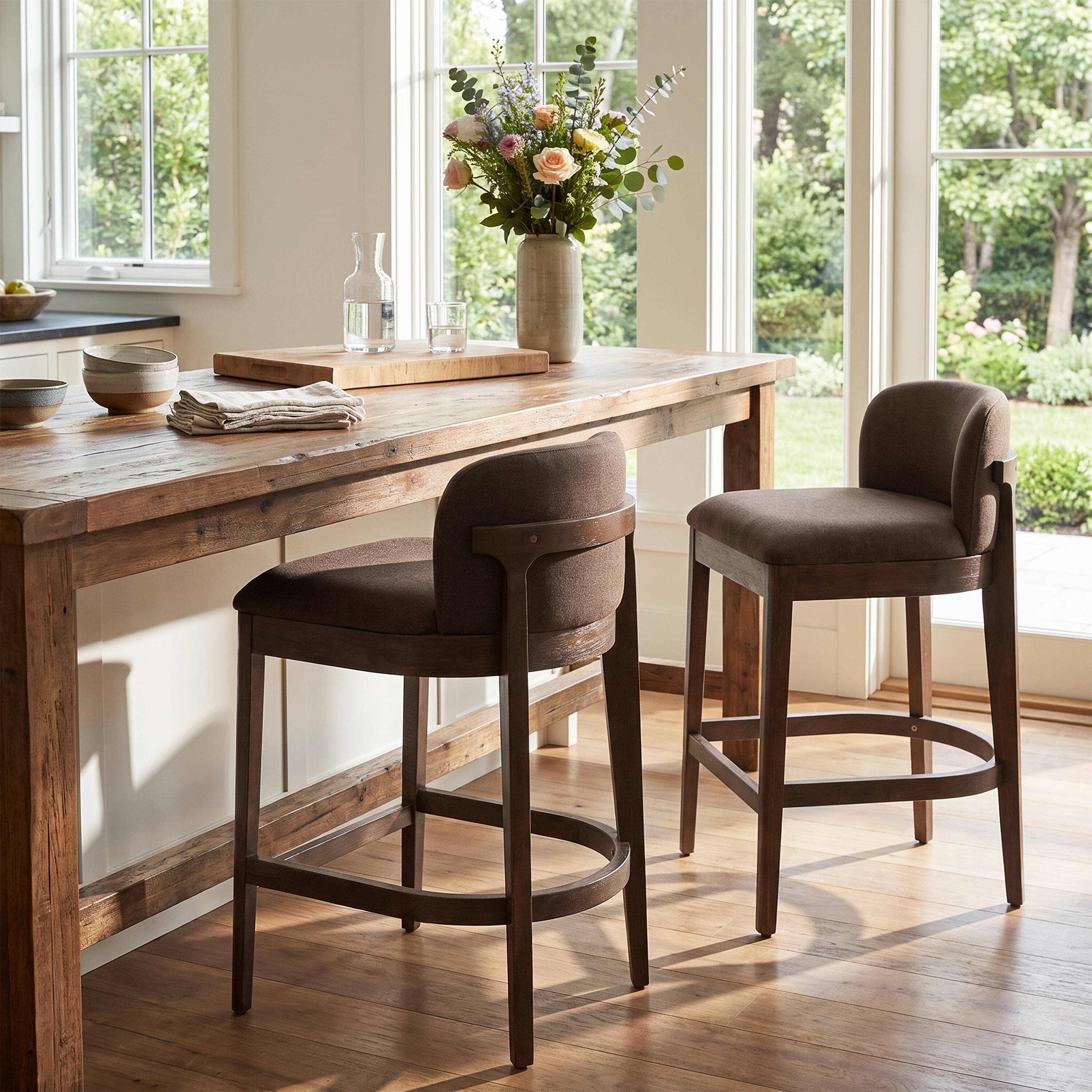 Option Walnut Finish+Taupe Upholstery
