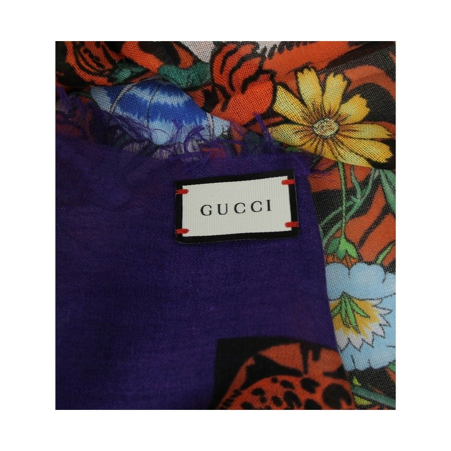 Intrigue Womens//Ladies Floral Print Square Scarf JW901